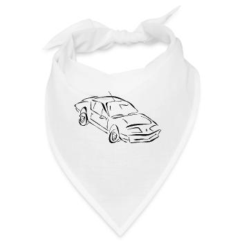 Alpine Car - Bandana - Weiß - Vorne