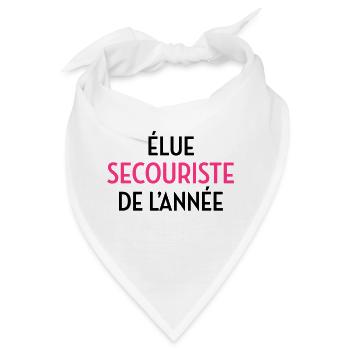 Erste Hilfe / Retter / Retterin / Arzt - Bandana - Weiß - Vorne