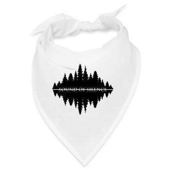 SOUND OF SILENCE - Bandana - Weiß - Vorne