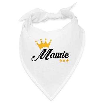 Großmütter / Oma / Mami / Großmutter / Mamy - Bandana - Weiß - Vorne