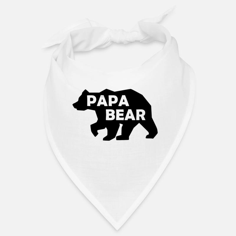 Papa Bear Baer Papa Tshirt Bandana