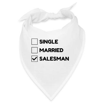 Verkauf / Vertreter / Verkäufer / Vertreterin - Bandana - Weiß - Vorne