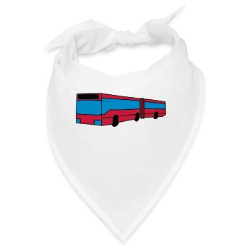 Bus - Bandana - Weiß - Vorne