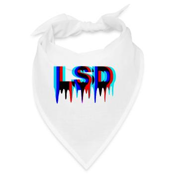 lsd trip acid - Bandana - Weiß - Vorne