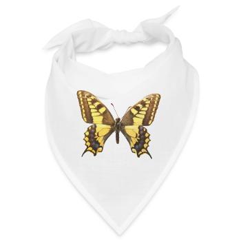 Schwalbenschwanz (Papilio machaon) Schmetterling - Bandana - Weiß - Vorne