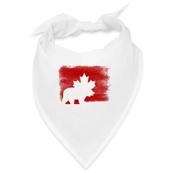 canadian bear - Bandana - Weiß - Vorne