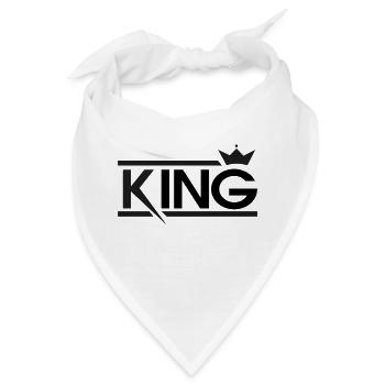 König - Bandana - Weiß - Vorne