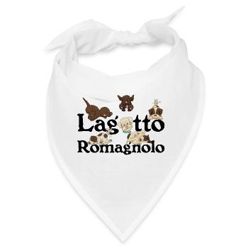 Lagotto - Bandana - Weiß - Vorne