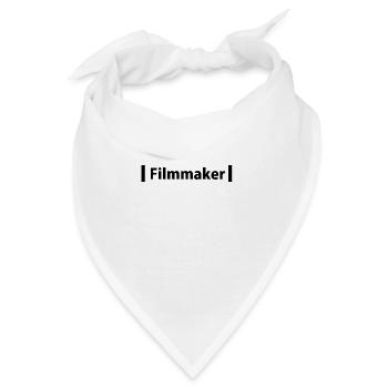 Filmmaker black design - Bandana - Weiß - Vorne