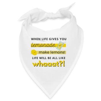 make lemons! - Bandana - Weiß - Vorne