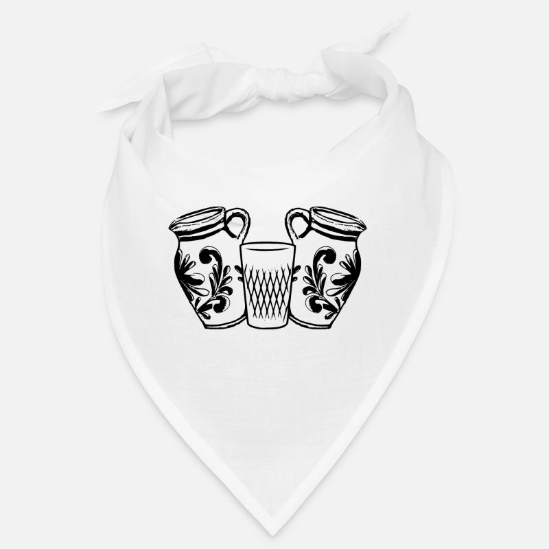 Bembel mit Geripptem Bandana