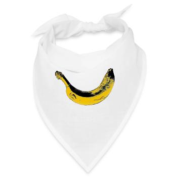 Banane - Bandana - Weiß - Vorne