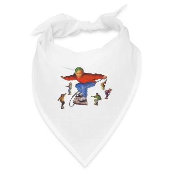 Im Internet surfen - Bandana - Weiß - Vorne