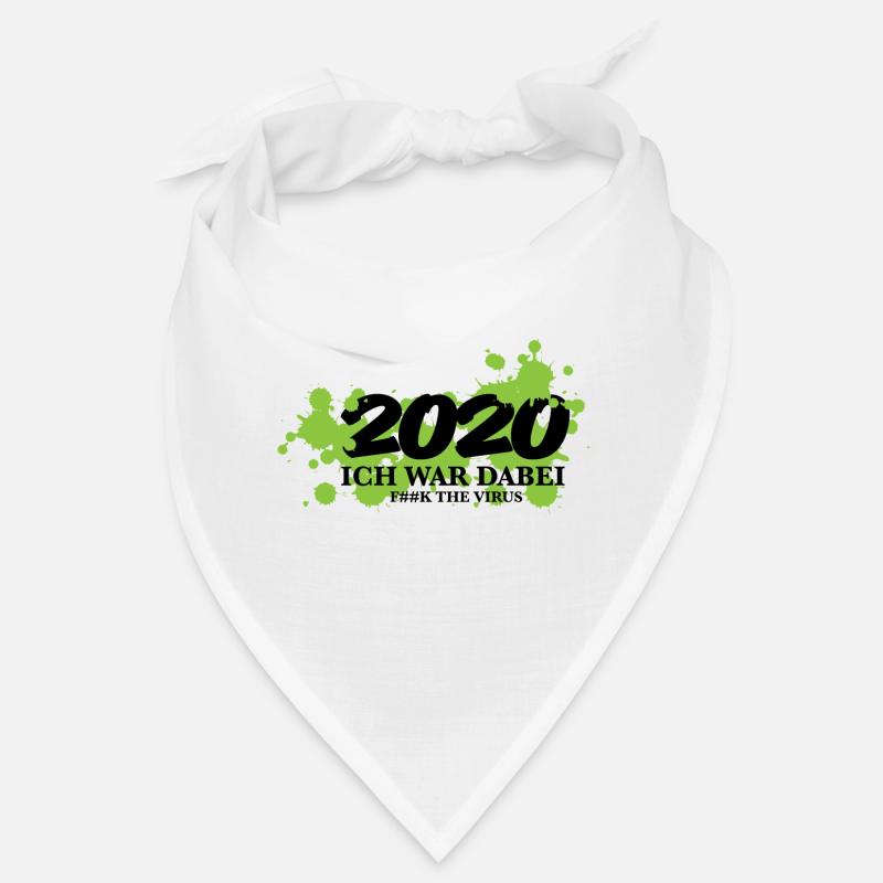 2020 Corona Covid19 Statement ich war dabei Spruch Bandana
