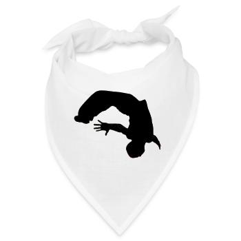 Rückwärtssalto - Salto arrière - Bandana - Weiß - Vorne