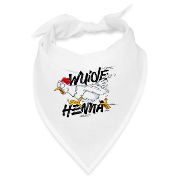Alpenplatzl | Wuide Henna - Wildes Huhn - Bandana - Weiß - Vorne