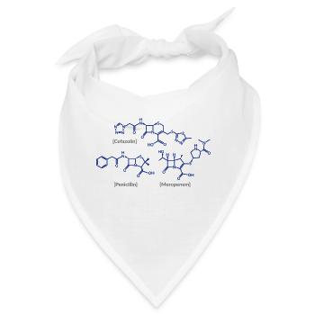 Beta Lactam Antibiotics - Bandana - Weiß - Vorne