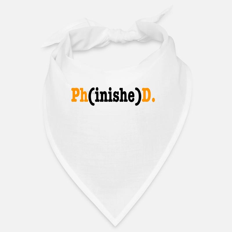 Phinished Phd Student Cadeau Bandana