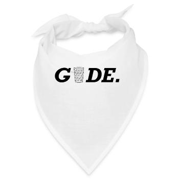 GUDE Schobbeglas - Bandana - Weiß - Vorne