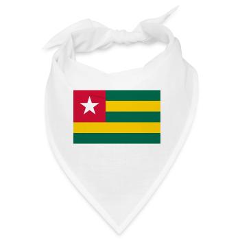 Togo-Flagge - Bandana - Weiß - Vorne