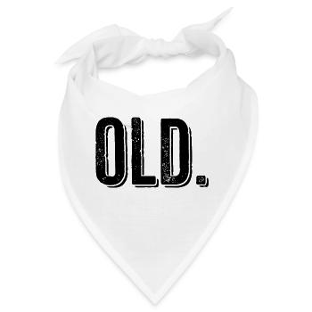 alt - Bandana - Weiß - Vorne