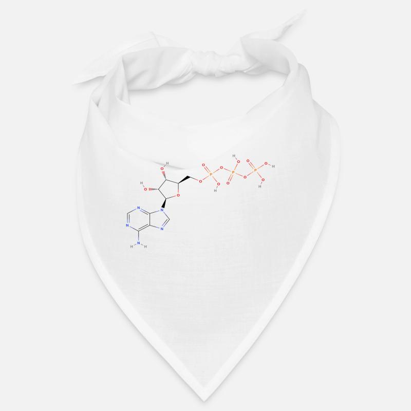 Adenosintriphosphat Molekül - Farbige Struktur Bandana
