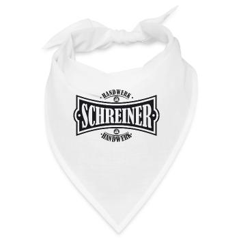Schreiner Handwerk - Bandana - Weiß - Vorne