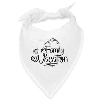 Ferien mit der Familie - Bandana - Weiß - Vorne