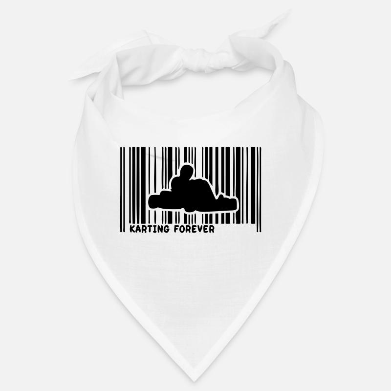 barcode karting car racing sport Bandana