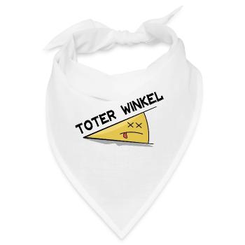 Toter Winkel Wortwitz T-Shirt - Bandana - Weiß - Vorne