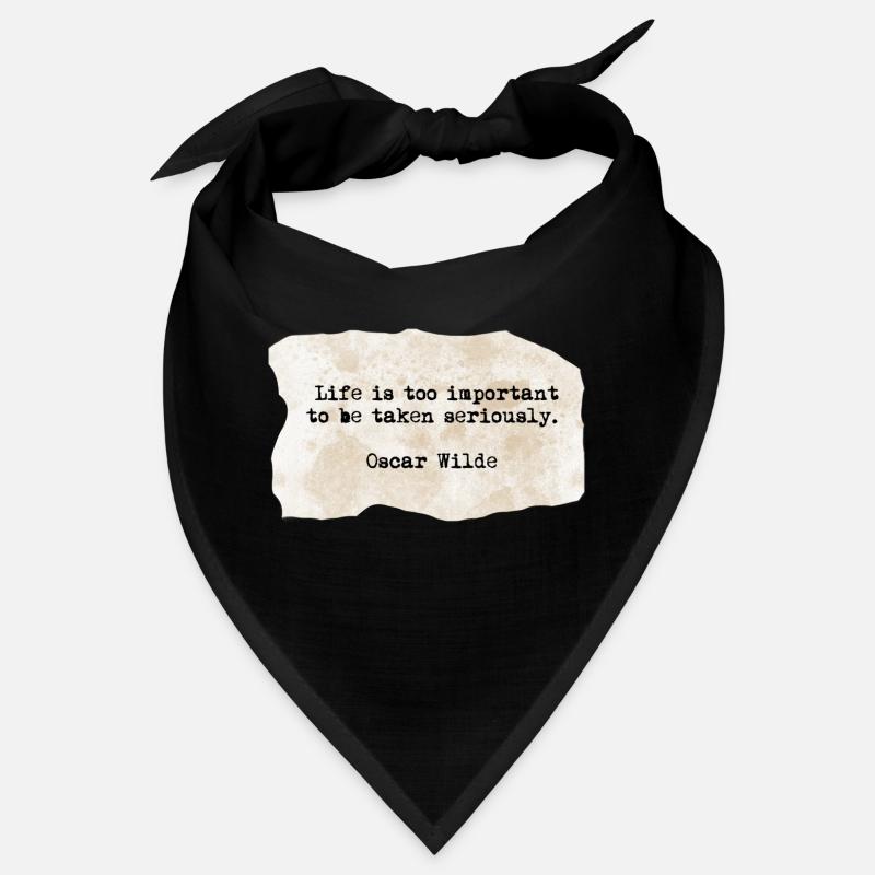 Oscar wilde quote Bandana
