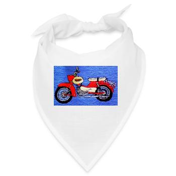 Kultmoped DDR - Bandana - Weiß - Vorne