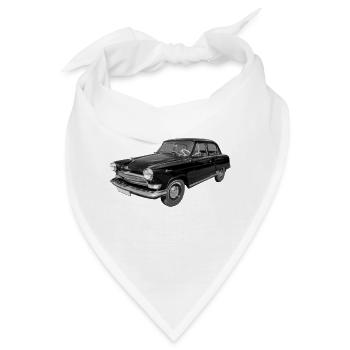 Wolga GAZ M 21 Pkw UDSSR Rußland Sowjetunion - Bandana - Weiß - Vorne