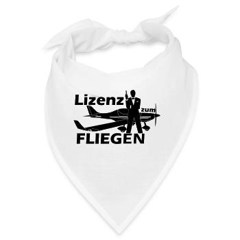 lizenz motorflug - Bandana - Weiß - Vorne