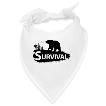 Survival - Bandana - Weiß - Vorne