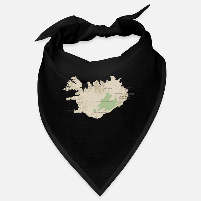 Karte von Island Bandana