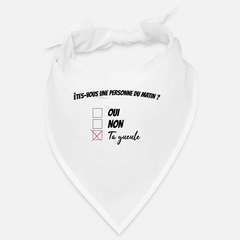 Pas du matin - Bandana - blanc