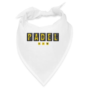 Padel - Padel Geschenk - Bandana - Weiß - Vorne
