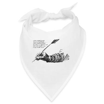 Krieg schafft Armut - Bandana - Weiß - Vorne