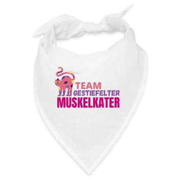 Muddy run shirt mud Lauf Team Muskelkater Grümpel - Bandana - Weiß - Vorne