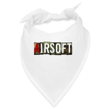 airsoft camouflage softair gamer tees cool gift - Bandana - Weiß - Vorne