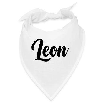Leon - Bandana - Weiß - Vorne