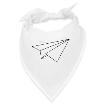 Papierflieger - Bandana - Weiß - Vorne