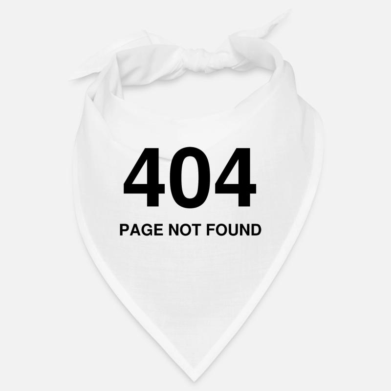 404 page not found Bandana