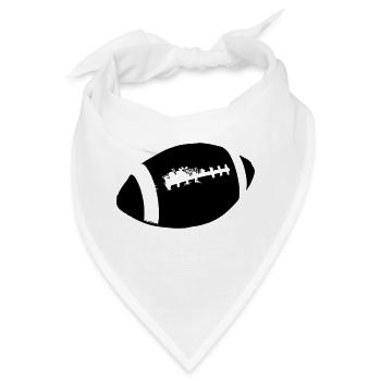 Amerikanischer Football amerikanisch Vektor Stolz - Bandana - Weiß - Vorne