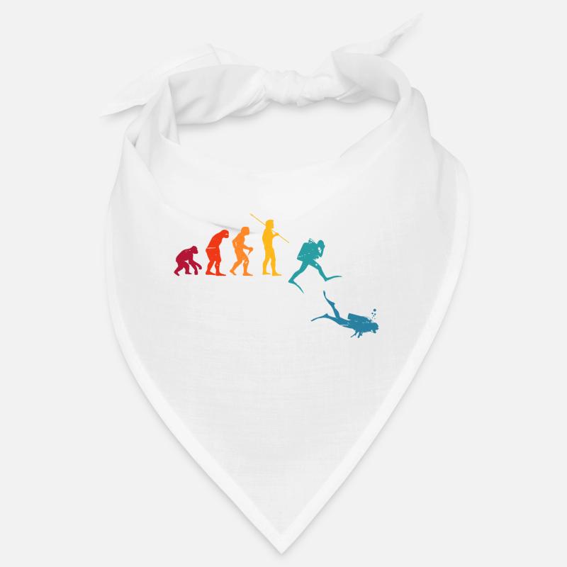 Evolution Graphic Diver Diving Scuba Diver Apnoe S Bandana