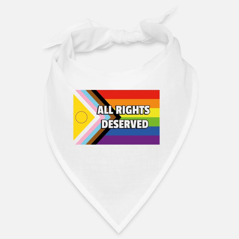 Inclusive Pride Progress Flag ALLE RECHTE VERDIENT Bandana