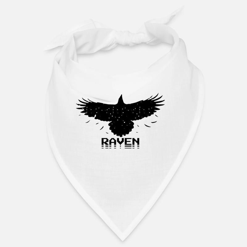 Raven Retro Pixel Style Bandana