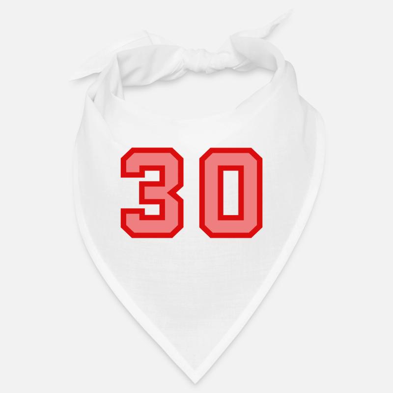 Cool Retro Retrostyle Numéro de maillot numéro de dos Bandana