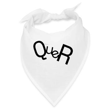 QUER - Bandana - Weiß - Vorne